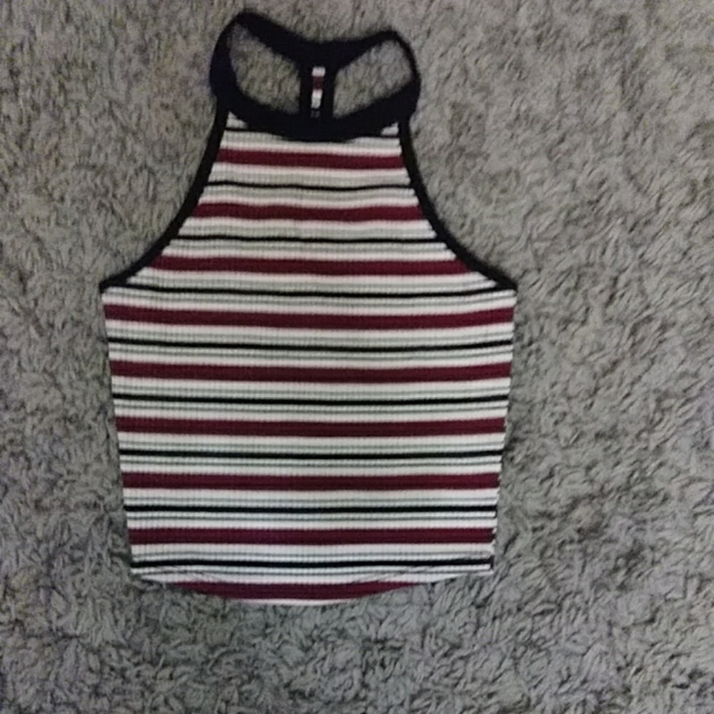 Crop top by FashionNova racer back